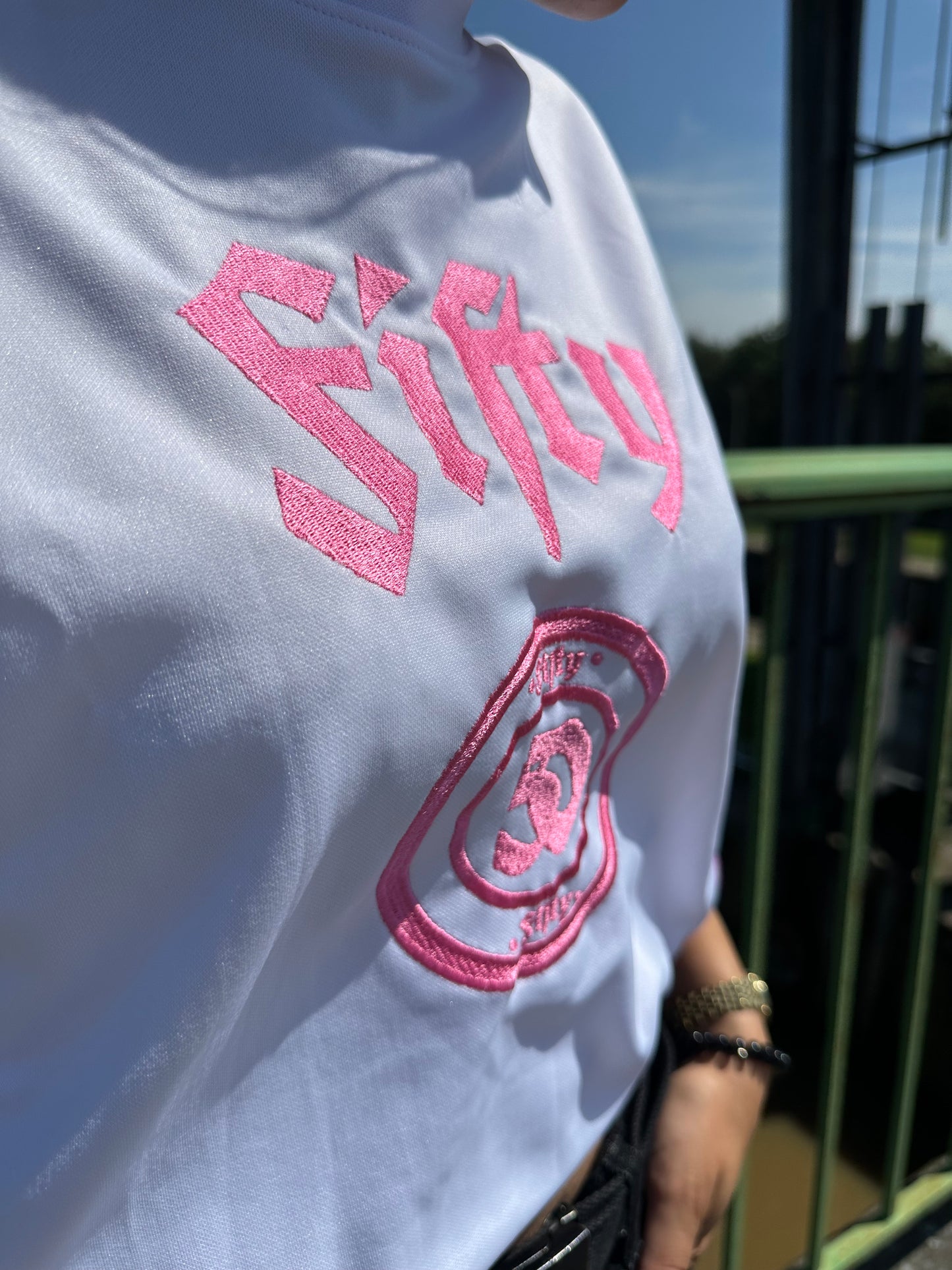 STRANGER JERSEY | WHITE - PINK